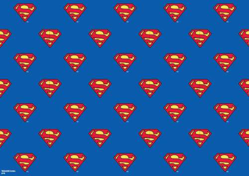 Superman Edible Character Pattern Sheet - Click Image to Close